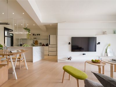 滨江和城-90㎡-日式风效果图