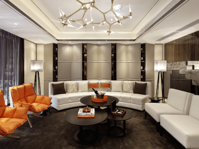 丽水青城桂苑-160㎡-现代风效果图