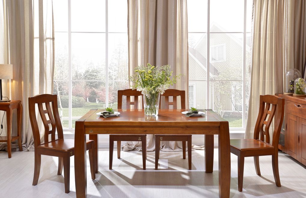 餐桌摆放效果图