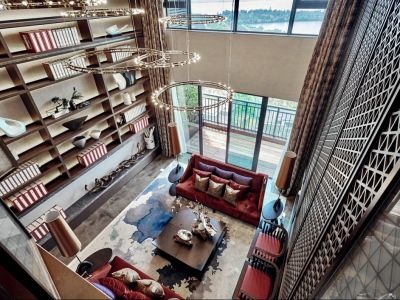 紫金公馆-230㎡-中式风效果图