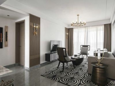 三利麓山城-130㎡-现代风效果图