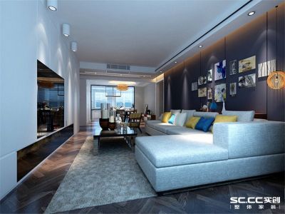 凯旋城-200㎡-欧式风效果图