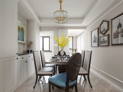 京西紫金新园-111㎡-混搭风效果图