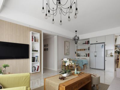 乾盛T1公馆-120㎡-日式风效果图