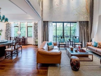 琳轩花园-120㎡-中式风效果图