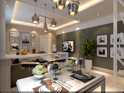 新华里-80㎡-现代风效果图