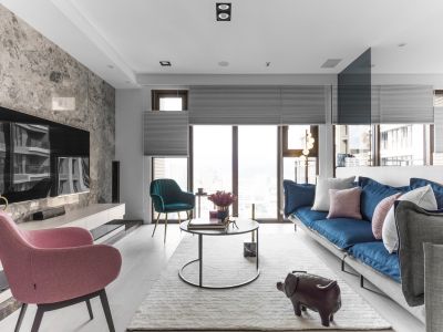 凤凰华庭-120㎡-现代风效果图