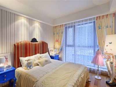 混搭风格二居88平家装设计效果图