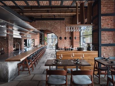 　酒吧-800㎡-混搭风效果图