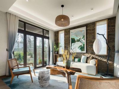 远洋仰山洋房-127㎡-田园风效果图