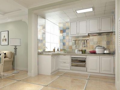 中金海棠湾-90㎡-地中海风效果图