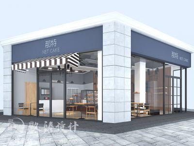 那特蛋糕店-200㎡-美式风效果图