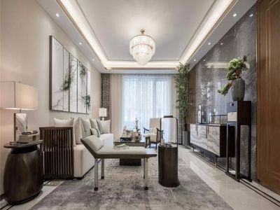 230平新中式-230㎡-中式风效果图