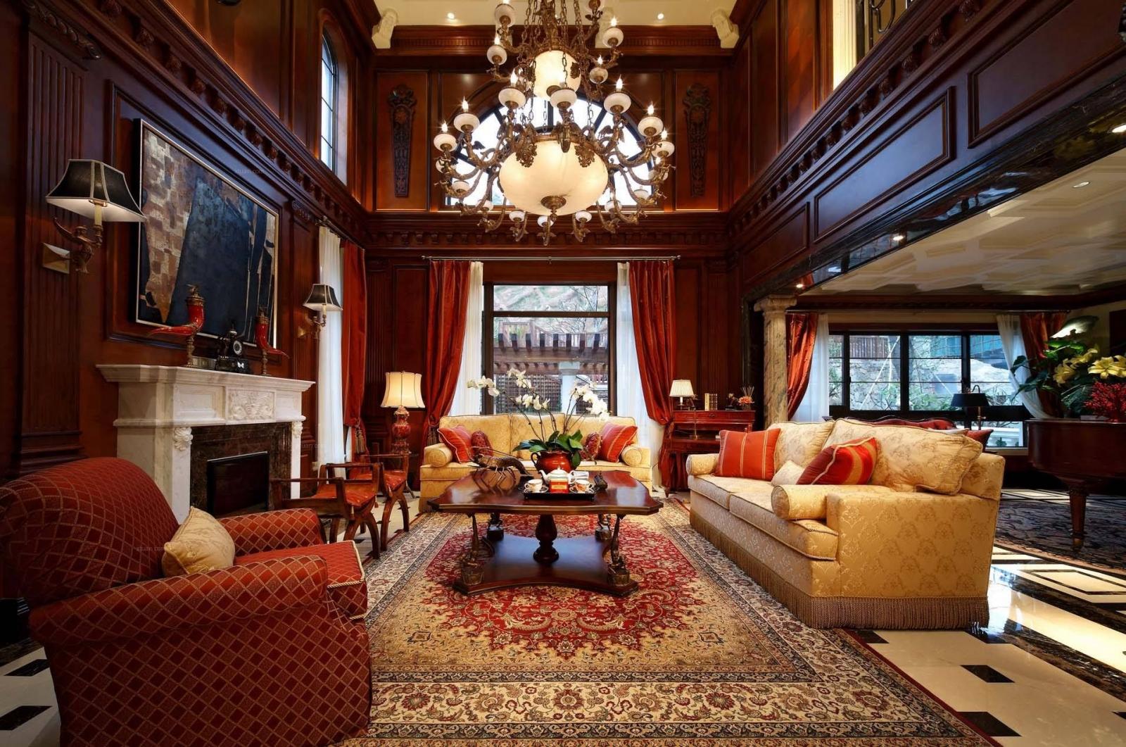 中式风格别墅装修效果图