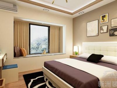 珠江东都国际-90㎡-后现代风效果图