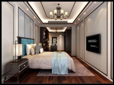 125平三居现代风格装修设计效果图案例