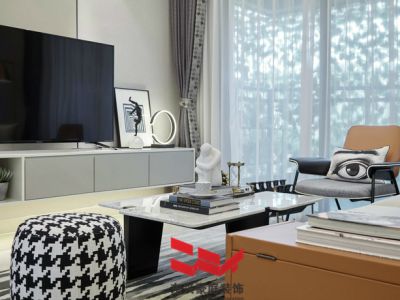 坤元TIME-116㎡-现代风效果图