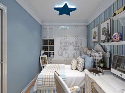 万达中央公馆-150㎡-地中海风效果图