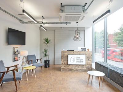 办公室-150㎡-混搭风效果图