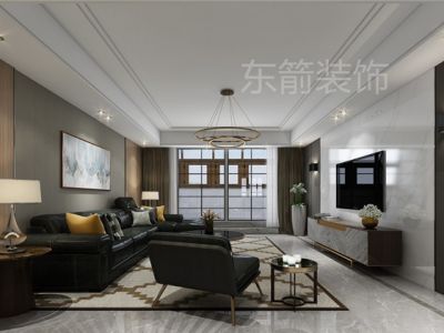 悦澜湾-100㎡-现代风效果图