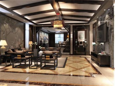 海亮悦府-118㎡-现代风效果图