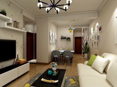 融侨悦城-89㎡-现代风效果图