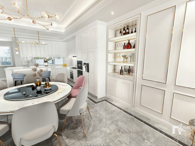 黄龙溪谷-435㎡-轻奢风效果图