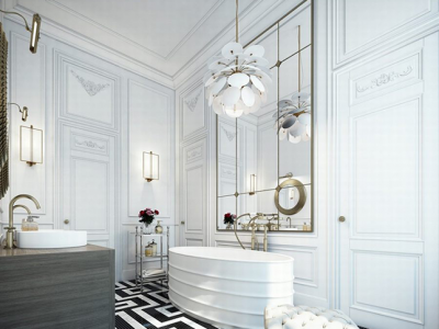 中粮御岭湾-456㎡-轻奢风效果图