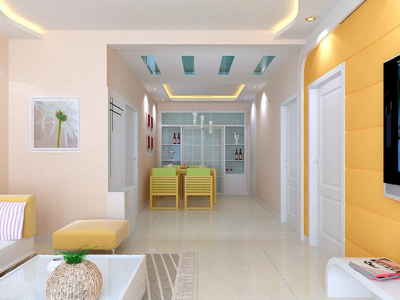 华都美林-120㎡-欧式风效果图