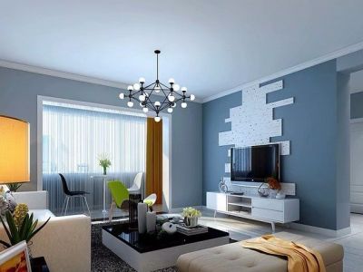 绿地世界城-116㎡-现代风效果图