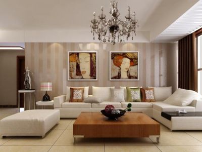 长河花园-127㎡-现代风效果图