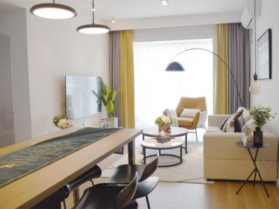 世茂城二期-88㎡-北欧风效果图