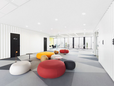 办公室-680㎡-现代风效果图