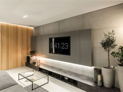 琴岛花园-106㎡-现代风效果图