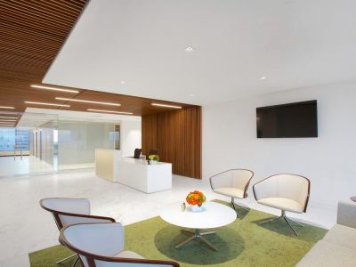 办公室设计-550㎡-简约风效果图