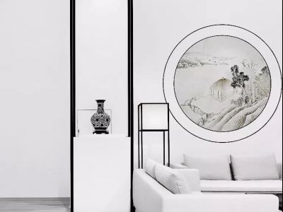 华润翡翠城100平米三居室新古典风格装修设计效果图