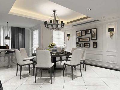 天湖城天湖-107㎡-现代风效果图