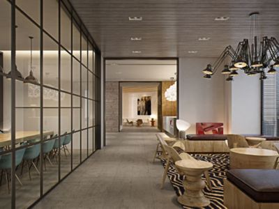 办公室-800㎡-现代风效果图