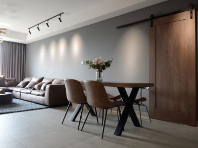 世茂玉锦湾-121㎡-工业风效果图