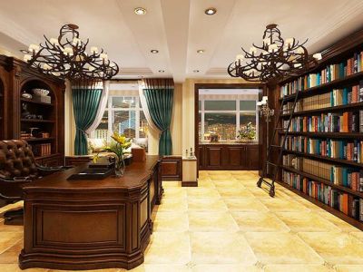 富力公主湾-160㎡-美式风效果图