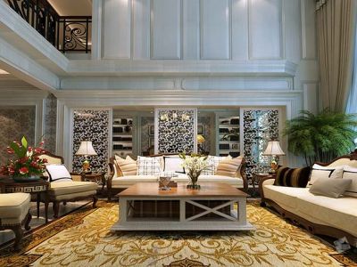金臣颐墅-280㎡-欧式风效果图