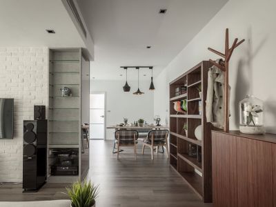 电建村小区-73㎡-简约风效果图