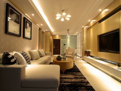 五彩城-100㎡-现代风效果图