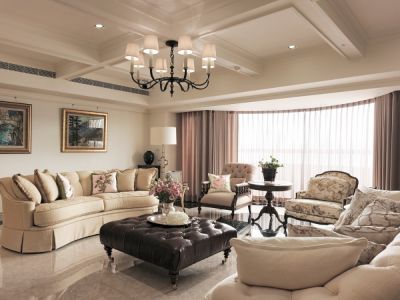 万和苑-172㎡-美式风效果图