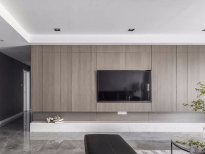 蓝光长岛国际社区-117㎡-后现代风效果图