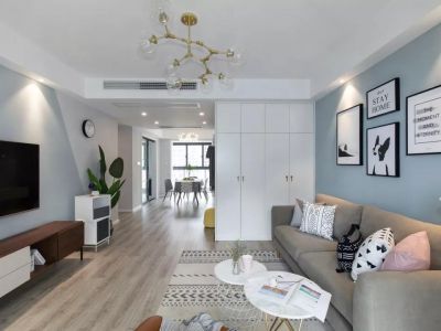 壹代城-125㎡-现代风效果图