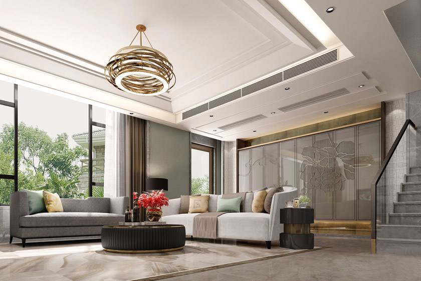 别墅简约风格装修效果图