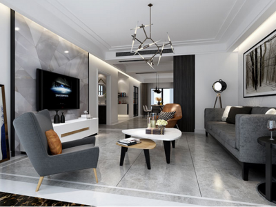 耀江花园-127㎡-现代风效果图