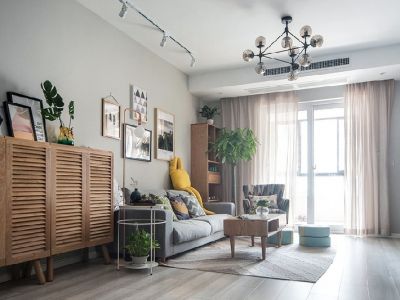 三湘四季花城-105㎡-日式风效果图