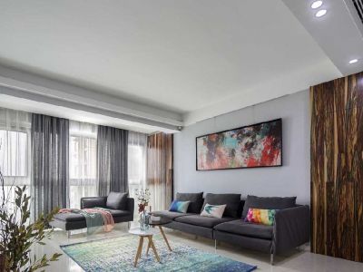 凯兴苑-126㎡-现代风效果图